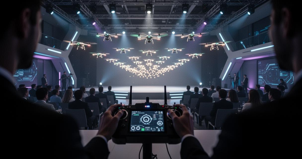 Animation drone : Pilotez & animez vos événements avec des drones et découvrez les technologies révolutionnaires de Saint-Étienne à Paris